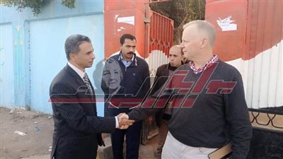 وكيل تعليم كفر الشيخ ومدير مشروع التعليم من أجل الغد يتفقدان التدريب