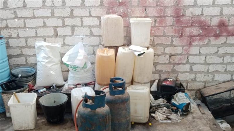 جانب من المضبوطات