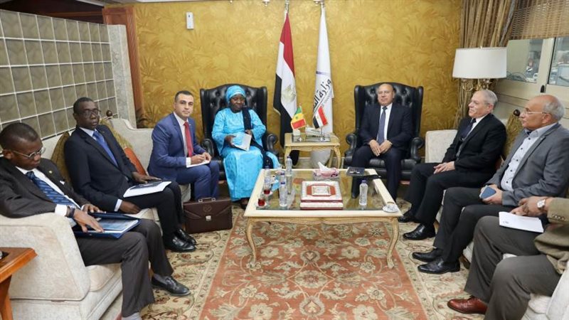 كامل يبحث مع نظيرته