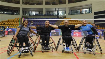 لاعبو الفراعنة يحصدون 8 برونزيات ببطولة مصر الدولية البارالمبية للريشة الطائرة