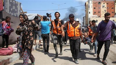 استشهاد فلسطيني في استهداف إسرائيلي للنازحين وسط قطاع غزة