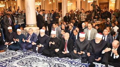 وزير الأوقاف وكبار المسئولين يحيون ذكرى الإسراء والمعراج بمسجد الحسين