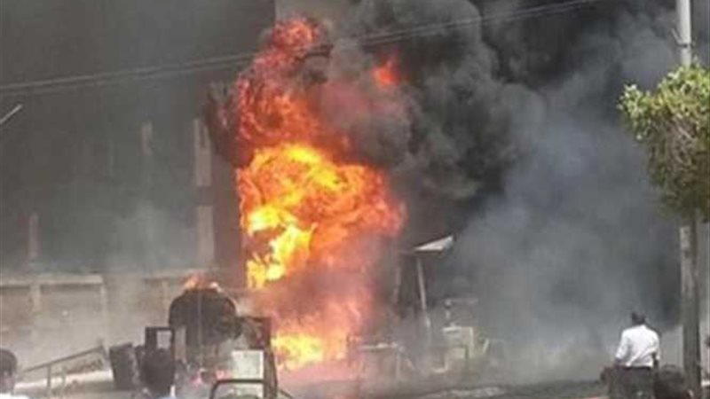 دوي انفجار هائل بشارع