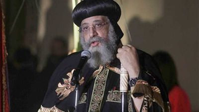 البابا تواضروس يرأس صلاة الجنازة على شهداء حادث الكنيسة