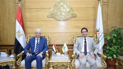 رئيسا جامعتي بنها والمنوفية يبحثان سبل التعاون 