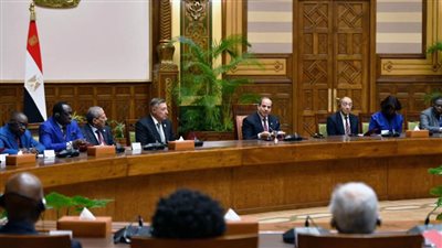 الرئيس السيسي يستقبل رؤساء المحاكم الدستورية والعليا الأفارقة المشاركين في المؤتمر الثامن