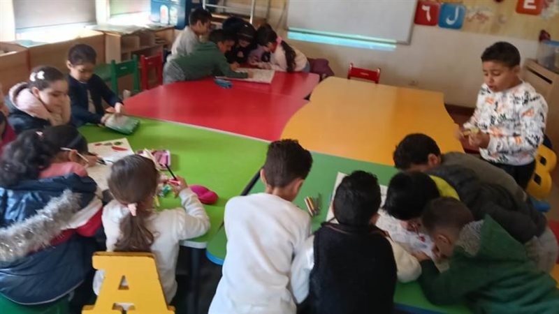 جانب من المخيم الترفيهي