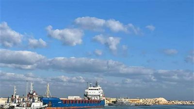 سفينة مساعدات تركية تصل إلى ميناء العريش تمهيدا لإدخالها إلى قطاع غزة