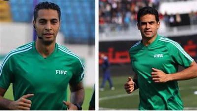 أمين عمر ومعروف في معسكر حكام كأس العالم بالإمارات 