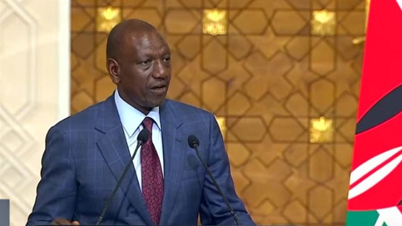 الرئيس الكيني وليام