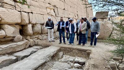 بدء مشروع ترميم معبد الرامسيوم بالأقصر