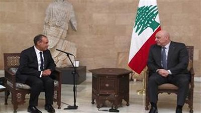 رسالة من الرئيس السيسى إلى نظيره اللبناني يسلمها وزير الخارجية