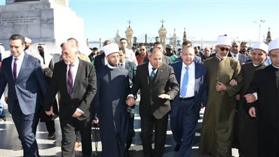 محافظ بورسعيد يستقبل وزير الأوقاف ومفتي الجمهورية