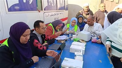 الكشف على 2840 حالة في قافلة 