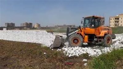 حملات موسعة للتصدي لحالات التعدي على الأراضي الزراعية وإزالة مخالفات البناء