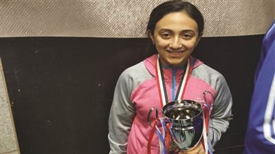 جودي شريف شيبة تحصد ذهبية بطولة الجمهورية لتنس الطاولة