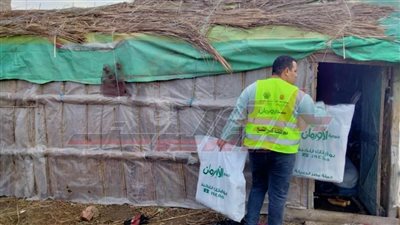 توزيع بطاطين وألحفة على 11 قرية بمركز بيلا بكفر الشيخ 