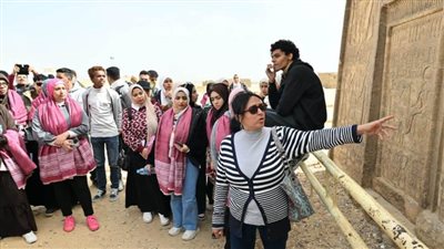 زيارة لمنطقة تونا الجبل بأسبوع أهل مصر لشباب المحافظات الحدودية