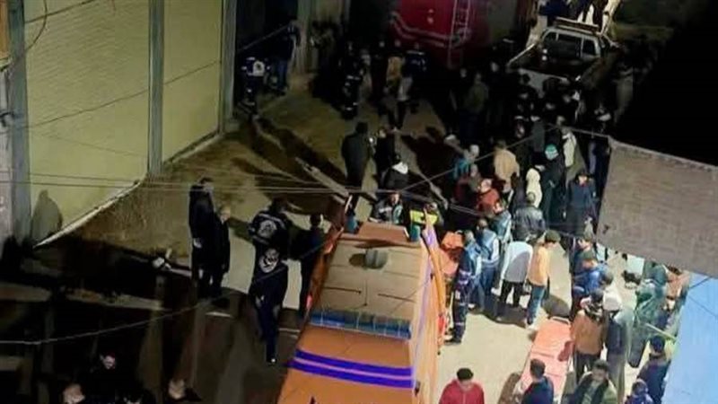 جانب من موقع الحادث