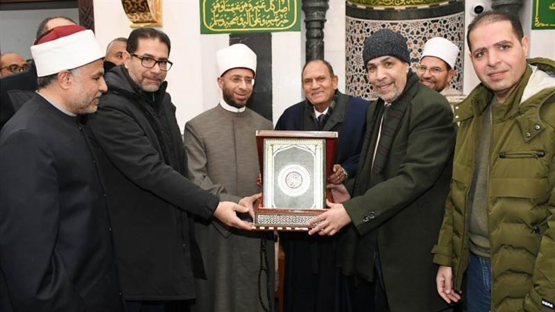 وزير الاوقاف يفتتح