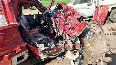 وفاة 9 أشخاص في حادث تصادم على الطريق الدائري في سمالوط بالمنيا  