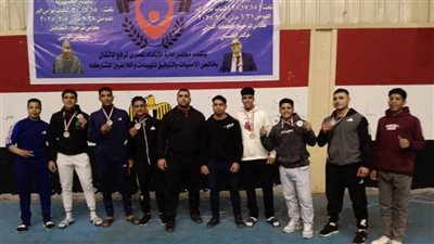 11 ميدالية للاعبي ولاعبات بني سويف في بطولة الجمهورية لرفع الأثقال