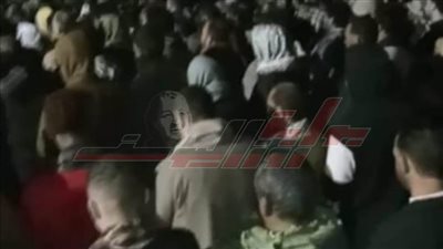 قرية طوة تتشح بالسواد على شهداء لقمة العيش  جنازة جماعية والقرية تتحول لسرادق عزاء كبير.. صور 