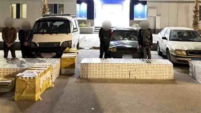 إحباط محاولة تهريب 37 ألف عبوة سجائر مجهولة المصدر ومهربة جمركيًا