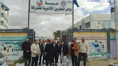 رئيس المركزية للتكنولوجيا والمعلومات يتفقد عددا من مدارس إدارة وادي النطرون  