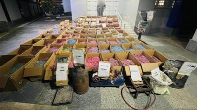 ضبط شخص بالفيوم لقيامه بإدارة ورشة لتصنيع الألعاب النارية