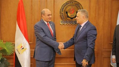 توقيع بروتوكول تعاون بين جامعتي السويس والقاهرة الجديدة التكنولوجية 