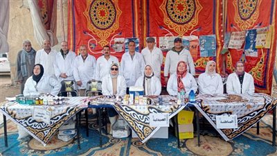 بالصور.. قافلة بيطرية فى قرية 