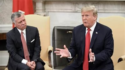 ترامب يبحث في البيت الأبيض مع ملك الأردن كيفية التعامل مع قطاع غزة