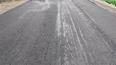 رصف طريق الحلاوجة بأبو المطامير بتكلفة استثمارية 5.6 مليون جنيه