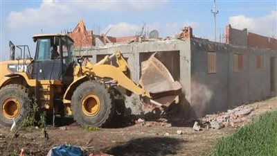 إزالة 22 حالة تعد على مساحة 13 ألفًا و591م2 ضمن المرحلة الأولى للموجة الـ25 بأسوان
