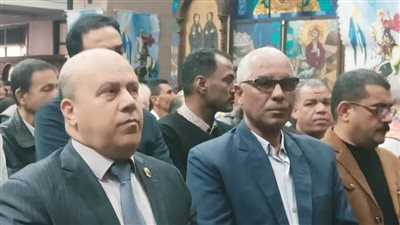 محافظ أسوان ينيب السكرتير العام لحضور صلاة القداس لوكيل مطرانية الأقباط الأرثوذكس بكوم أمبو