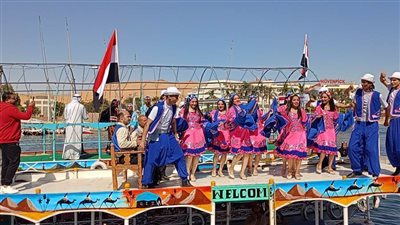  ديفيليه نهري للفرق الفنية في انطلاق مهرجان أسوان الدولي للثقافة والفنون