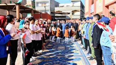 محافظ الدقهلية يفتتح مدرسة جديدة بمناسبة العيد القومي للمحافظة 