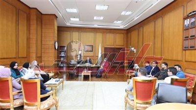 اجتماع موسع بوحدة رعاية المبعوثين بجامعة كفر الشيخ