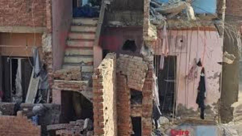 انهيار عقار بكرداسة