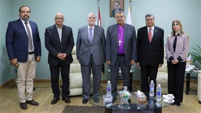 رئيس الطائفة الإنجيلية يستقبل الأمين العام لمجلس كنائس الشرق الأوسط