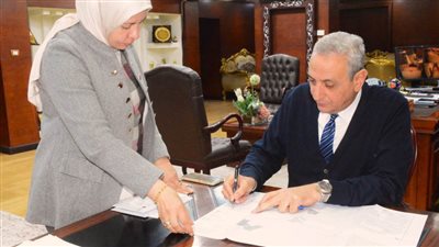  بالصور.. محافظ الغربية يعتمد الأحوزة العمرانية لـ20 قرية وعزبة