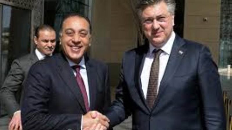 رئيسا وزراء مصر وكرواتيا