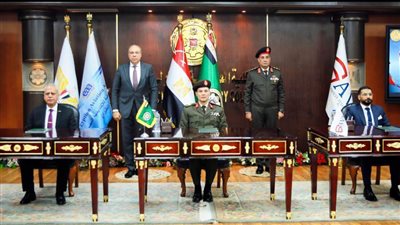 الكلية العسكرية التكنولوجية توقع اتفاقًا مع الشركة القابضة للأكاديمية المصرية لعلوم الطيران وشركة سافز لخدمات الطيران  