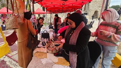 أنامل للحرف التراثية معرض للهيئة العامة لتنشيط السياحة بالإسكندرية