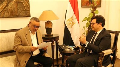 وزير الثقافة يلتقي المشرف على الإدارة المركزية للرقابة على المصنفات الفنية