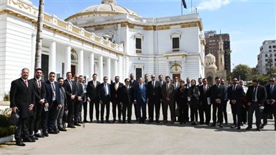 وفد من أمانة الشباب المركزية بحزب الشعب الجمهوري في زيارة لمجلس النواب