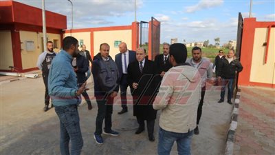 جولة تفقدية لمحطة رفع صرف صحي السري والبراجة بمطوبس