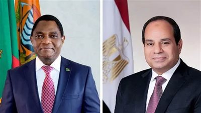 الرئيس السيسي ورئيس زامبيا يشهدان توقيع مذكرات التفاهم المشتركة