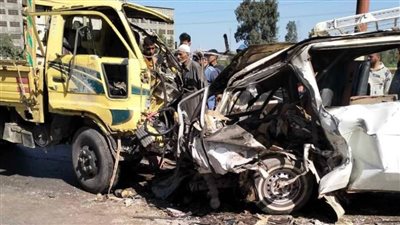 إصابة 14 شخصًا إثر حادث تصادم في العاشر من رمضان 